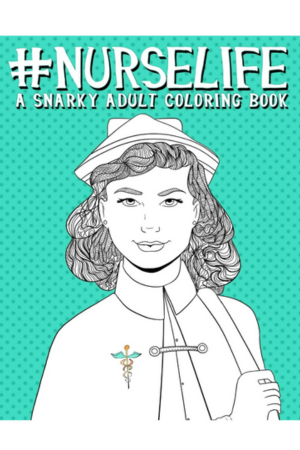 snarky nurse coloring book
