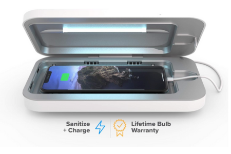 cell phone sanitizer and charger